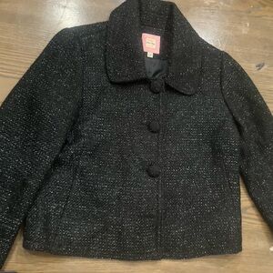 Old Navy Black Glittery Tweed‎ Jacket